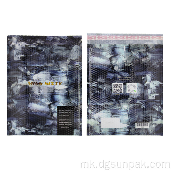 прилагодени пликови пакување логистички меур кеси пошта